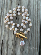 Petal Pink Bracelet/Necklace Wrap