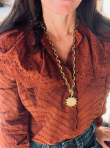 L’ABEILLE French coin necklace