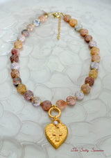 Blush Heart of Hope Necklace