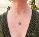 Flashy Labradorite Simple Necklace