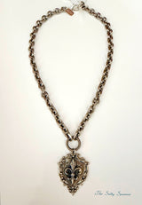Fleur De Lis Sterling Necklace