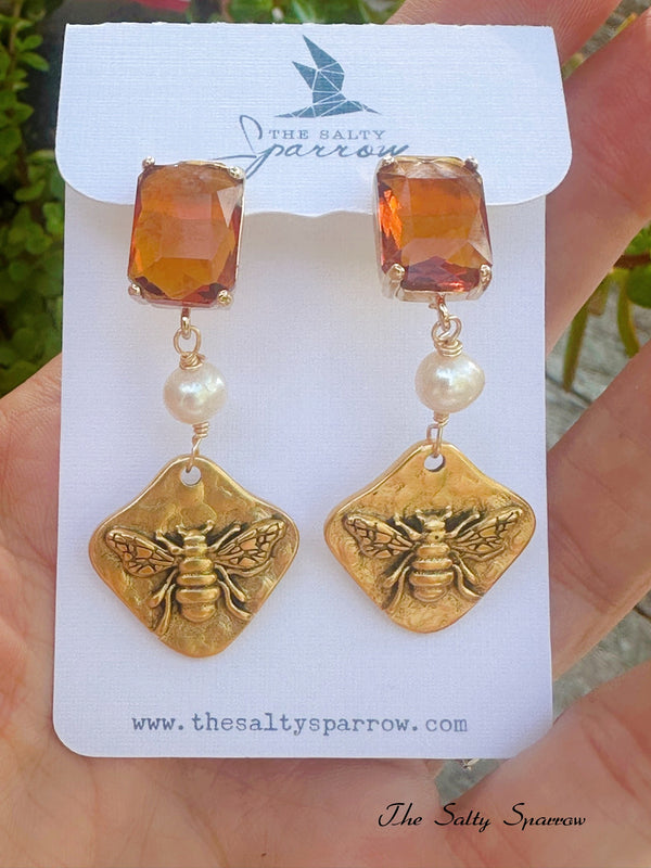Bee-Dazzle Earring Dangles