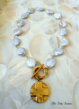 Lord’s Prayer Coin Pearl Necklace