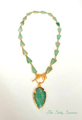 Amazonite Trillion Necklace