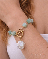 Amazon Coin Pearl Bracelet