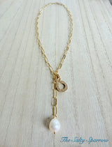 Lady luck horseshoe chain necklace