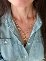 Gwendolyn cyber bird necklace