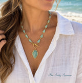 Amazonite Trillion Necklace