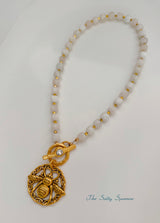Queen Bee Moonstone Necklace