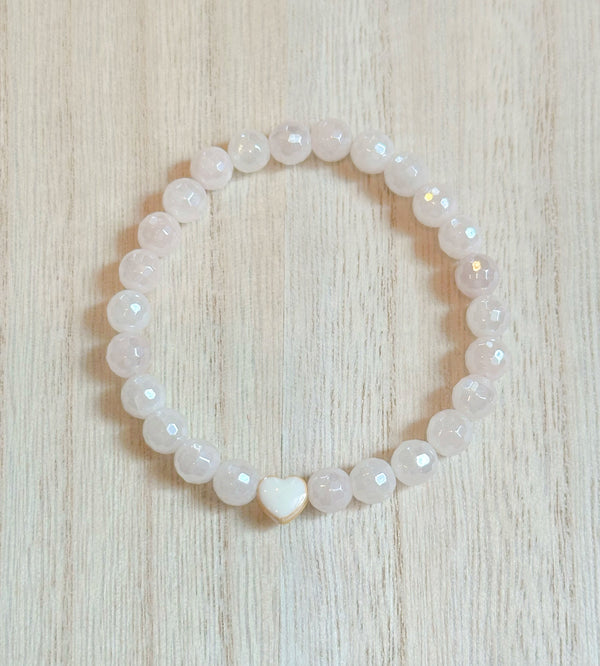 Children's mystic rose quartz bracelet