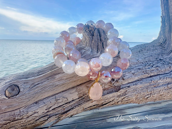 Dusty Rose Bracelet Set