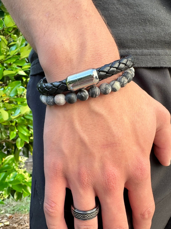 Men’s bracelet duo