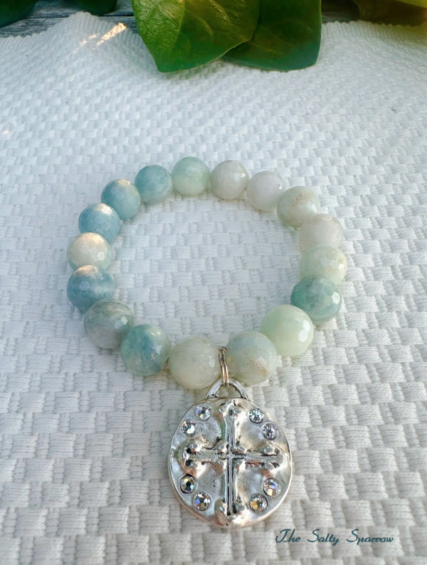 Pool Blue Aquamarine Bracelet