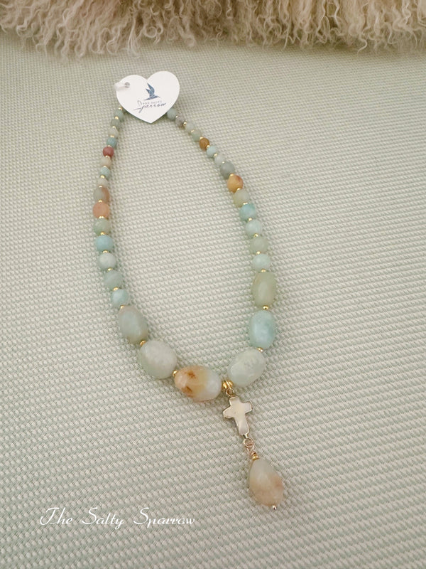 Sea & Sand Amazonite Necklace