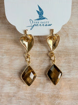 Santal Tiger’s eye earrings