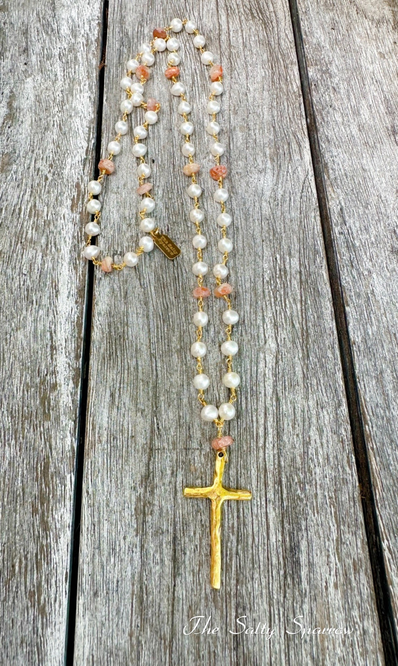 Pearls & Moonstones Necklace