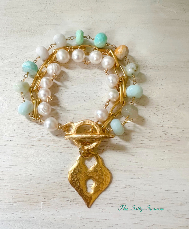 Triple Harmony Heartkeeper Bracelet