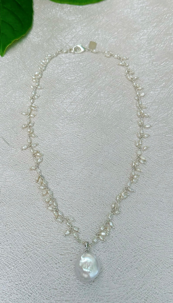Pearl Dangle Necklace