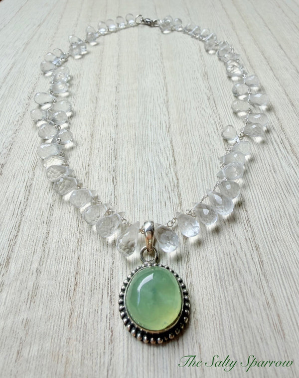 Kerington Prehnite necklace