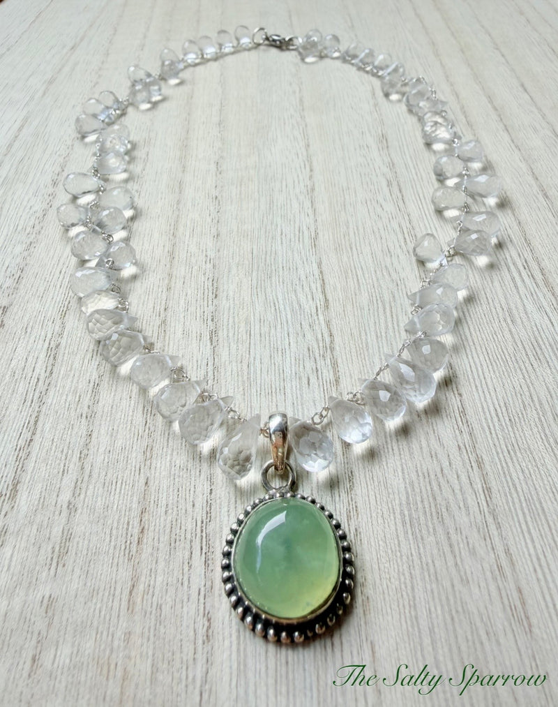Kerington Prehnite necklace