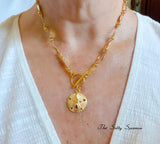 Sand Dollar Chain Necklace
