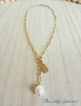 Coastal aquatic chain necklace