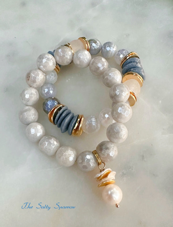 Silver Fog Bracelet Set
