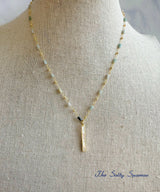 Mother of Pearl Bar Necklace