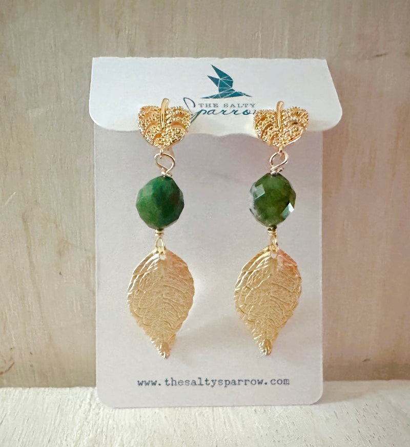 Jungle Leaf Earrings
