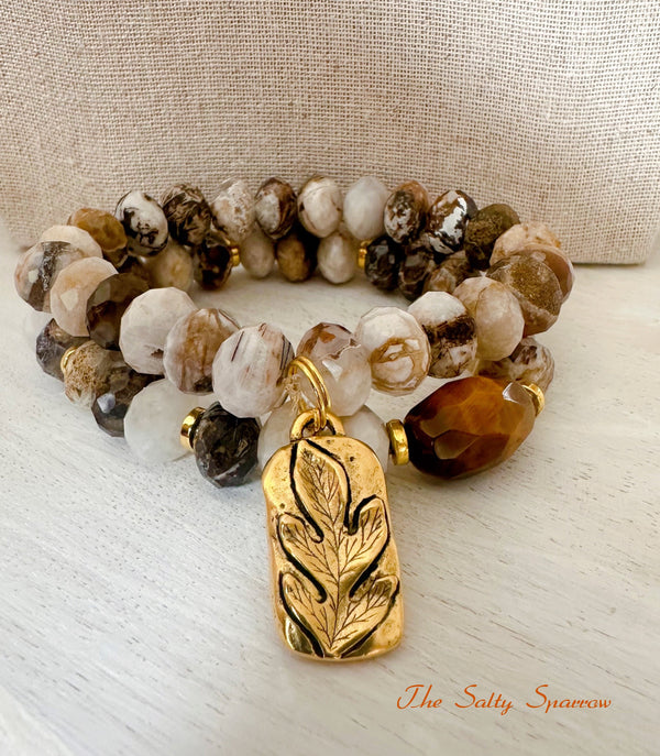 Autumn Leaves Bracelet Stack