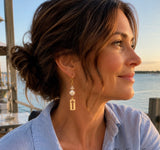Coin Pearl Blessing Earrings