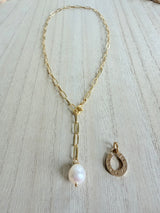 Lady luck horseshoe chain necklace