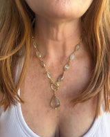 Champagne Rutilated Quartz Necklace