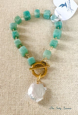 Amazon Coin Pearl Bracelet