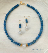 Navy Spotted Jasper Choker