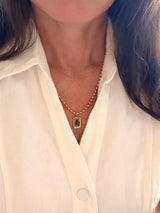 Mahjong tile necklaces