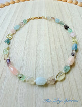 The Calista multi gemstone necklace