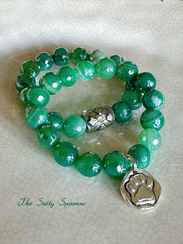 Clover Green Bracelet Set