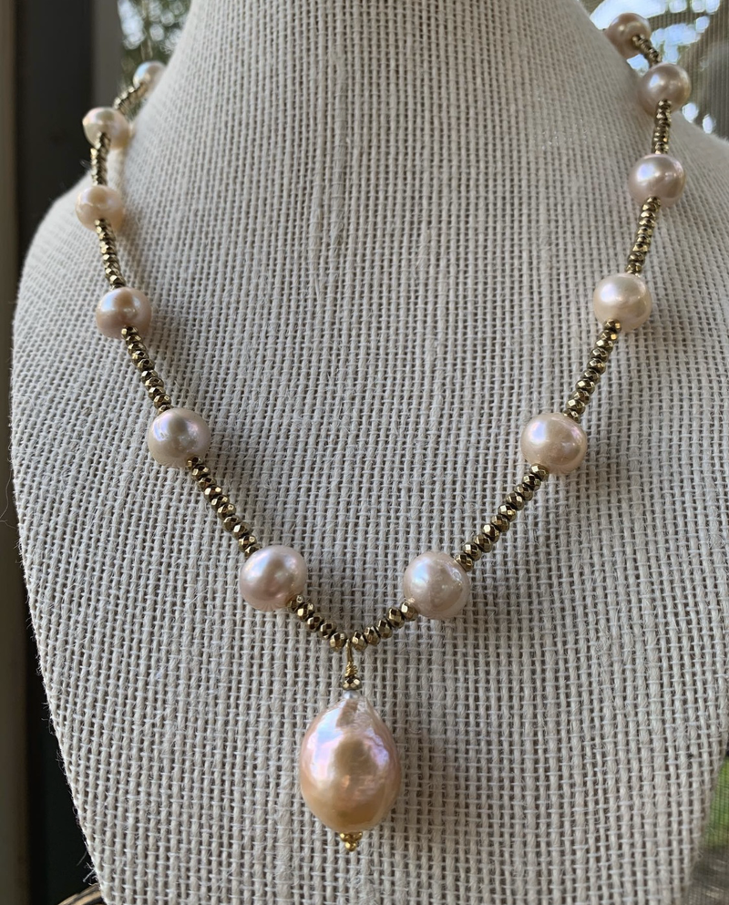 Blush Pearl Necklace