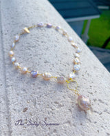 Multi Color Baroque Pearl Necklace