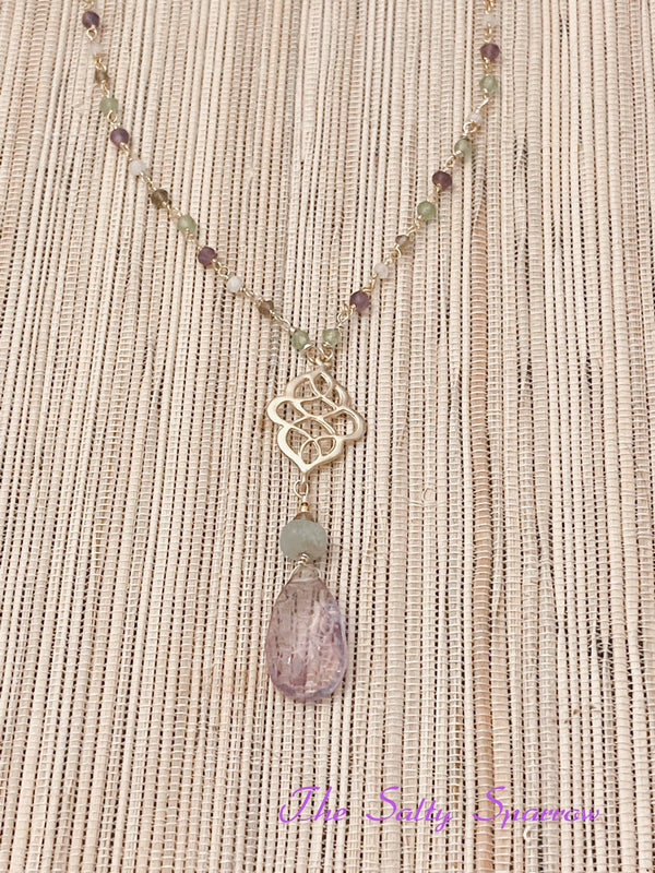 Amethyst & Peridot Necklace